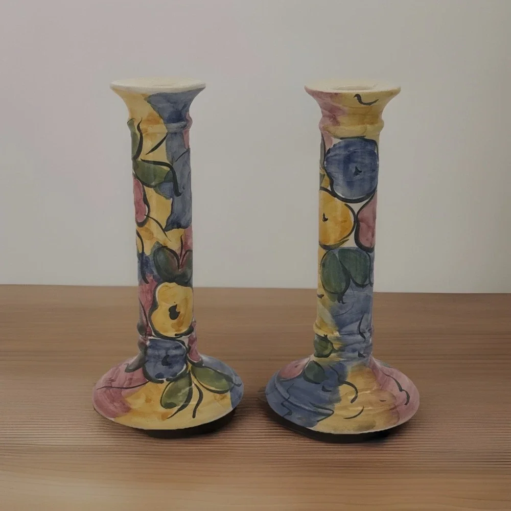 Jay Willfred Ceramic Taper Candle Holders Div of Andrea‎ by Sadek